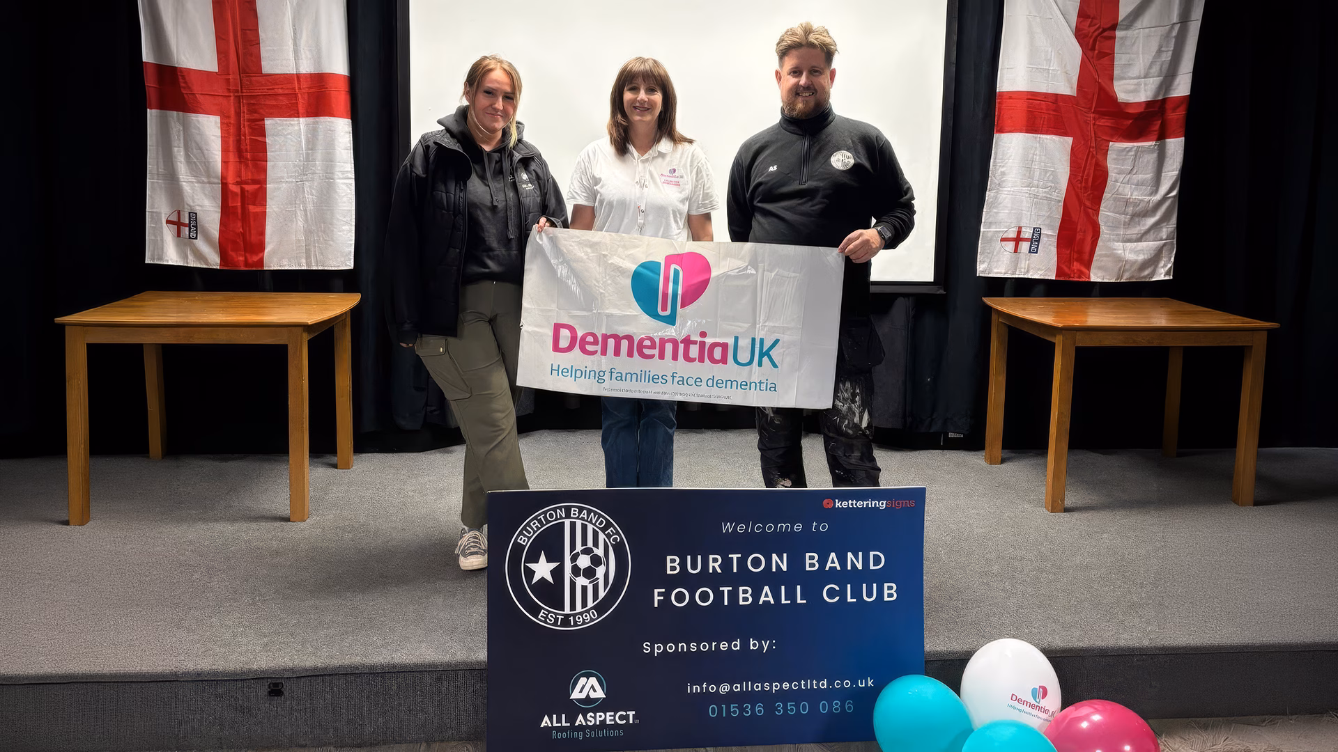 All Aspect team supporting Dementia UK